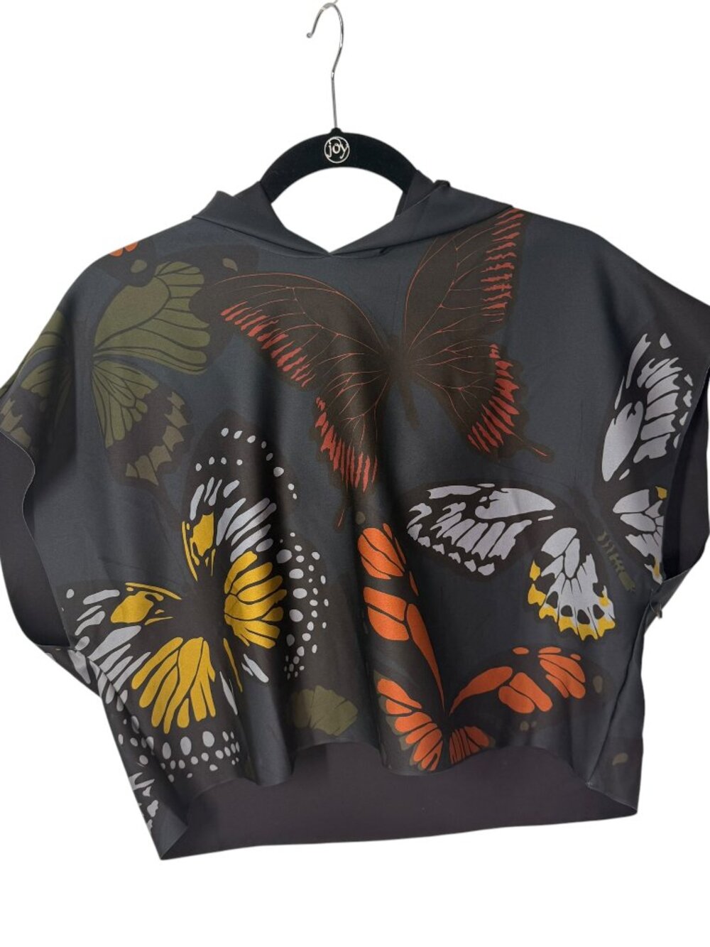 🦋 Ultracor Sparrow Monarch Hoodie - NWT - Navy Butterfly Print